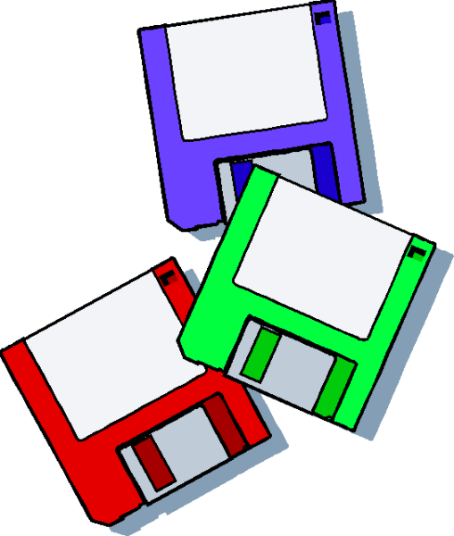 Изображение дискеты для детей