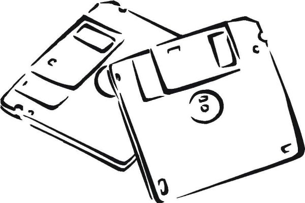 Дискета нарисованная