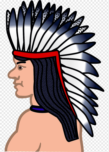 Индеец картинка для детей раскраска