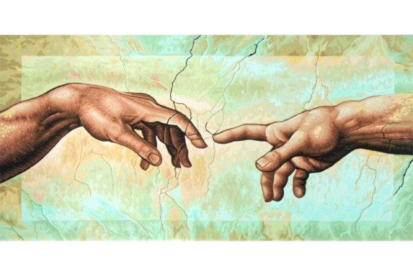 Микеланджело Буонарроти Сотворение Адама