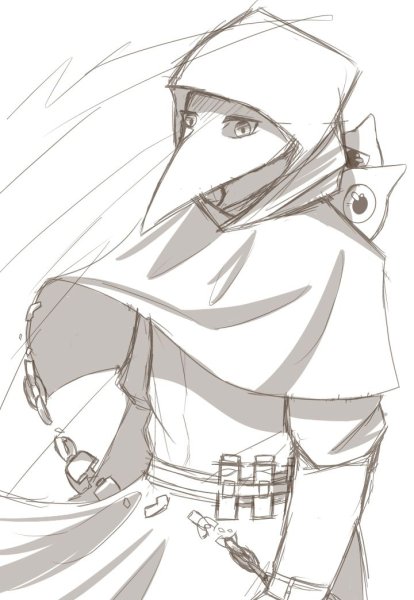 SCP 049 для срисовки