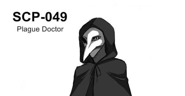 SCP 049 рисунок карандашом