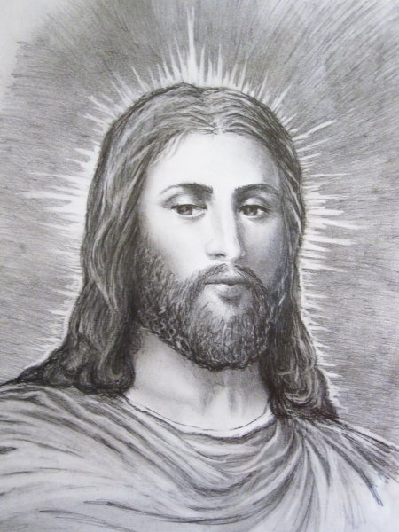 Иисус Христос для срисовки