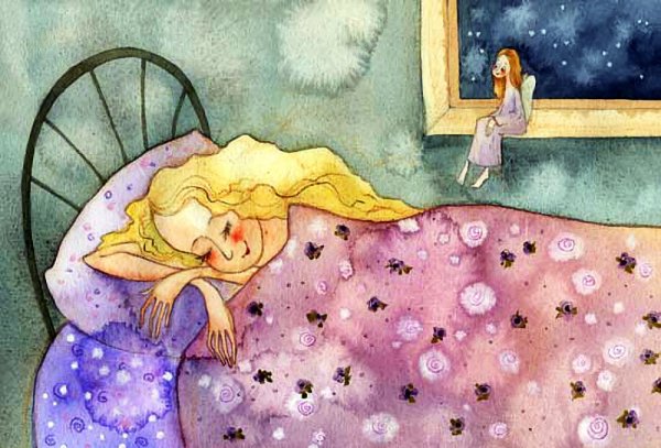 Акварели Виктории Кирдий ангелы