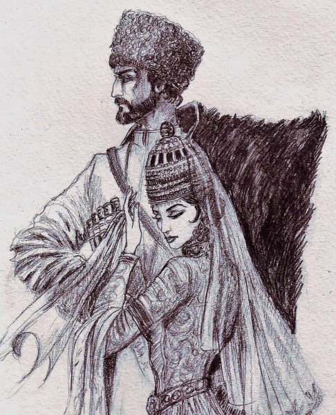 Горянки черкешенки