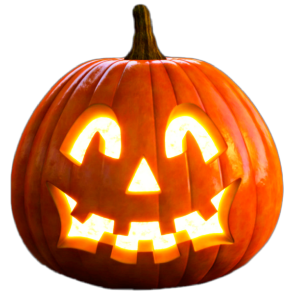 Тыква Хэллоуин без фона
