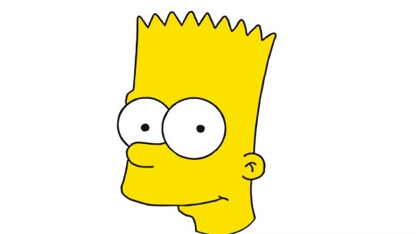 Барт симпсон срисовать