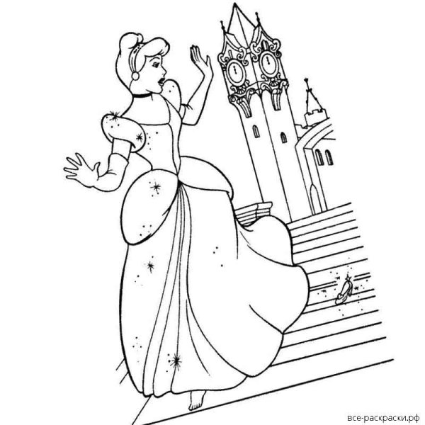 Рисунок к балету Золушка Прокофьева