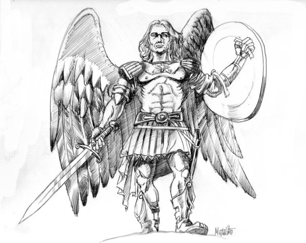 Крылья дьявола эскиз