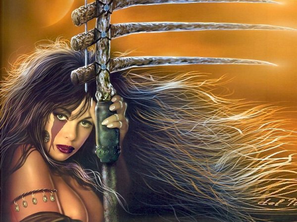 Дева воительница фэнтези