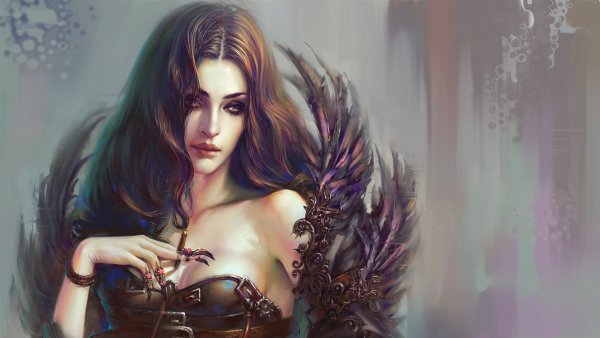 Красивая девушка арт фэнтези