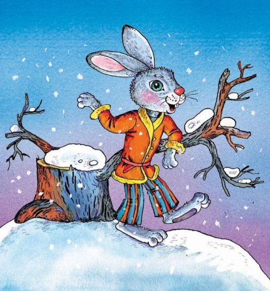 Заяц мультяшный