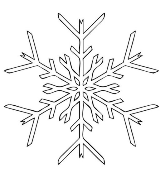 Снежинки на окна трафареты