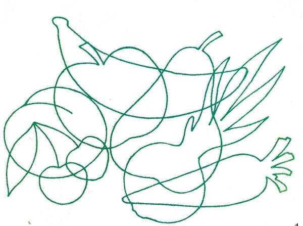 Зашумленные овощи фрукты