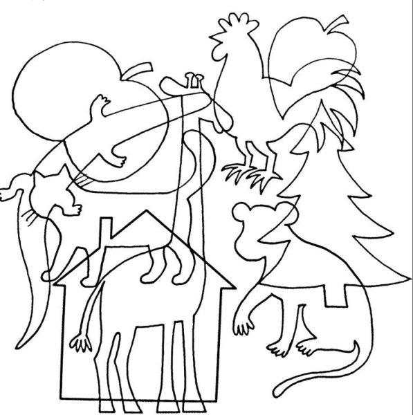 Наложенные изображения для детей