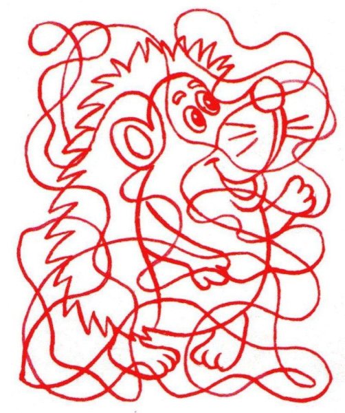 Наложенные изображения цветные