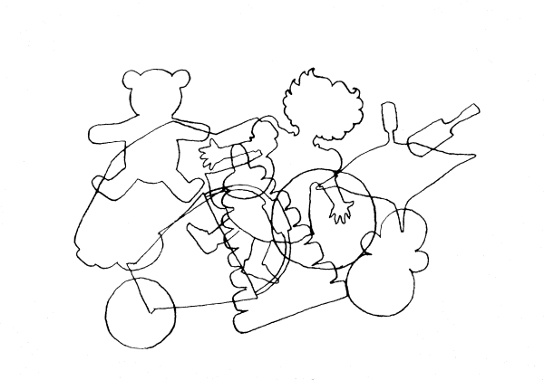 Наложенные предметы для дошкольников