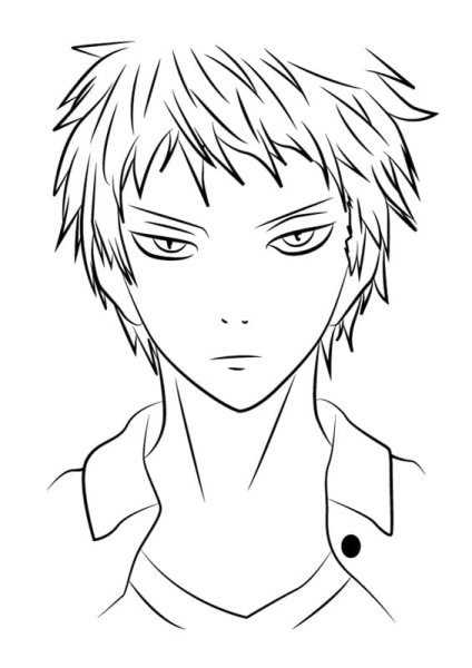 Акаши Сейджуро черно белый