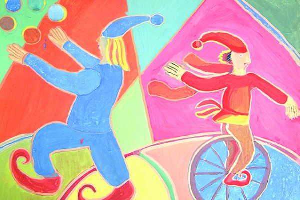 Детские рисунки цирк