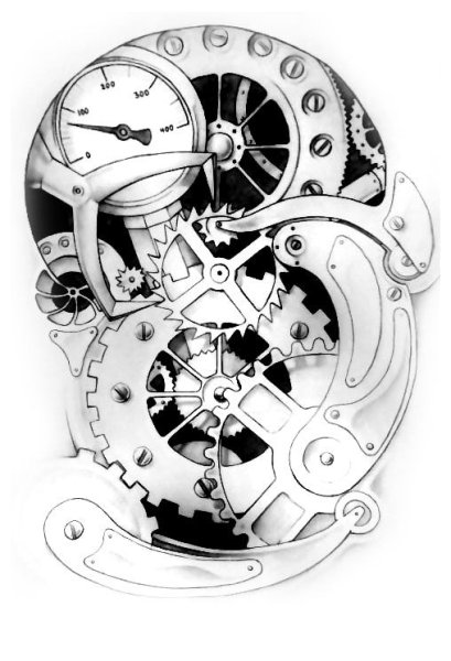 Биомеханика шестеренки эскиз