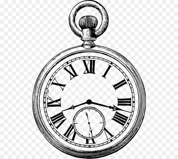Карманные часы эскиз