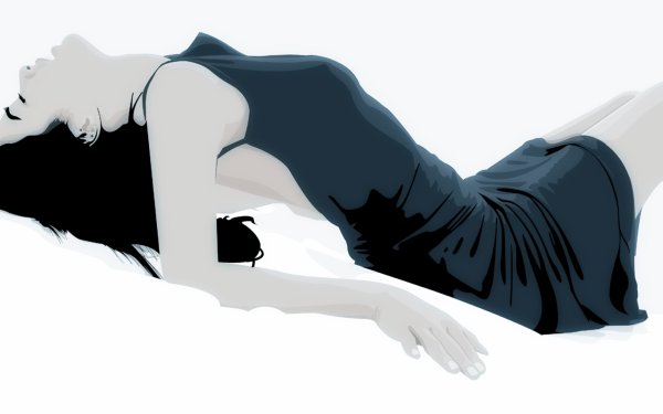 Позы для рисования лежа