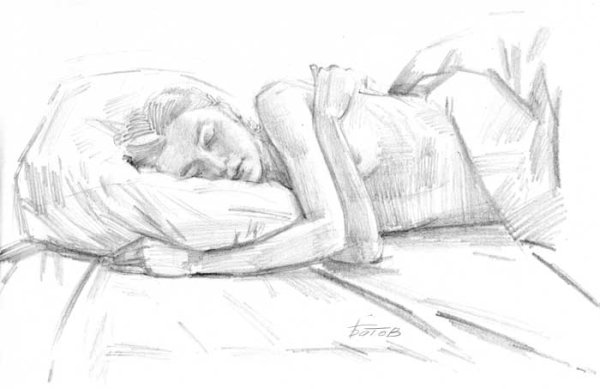 Девушка с книгой рисунок