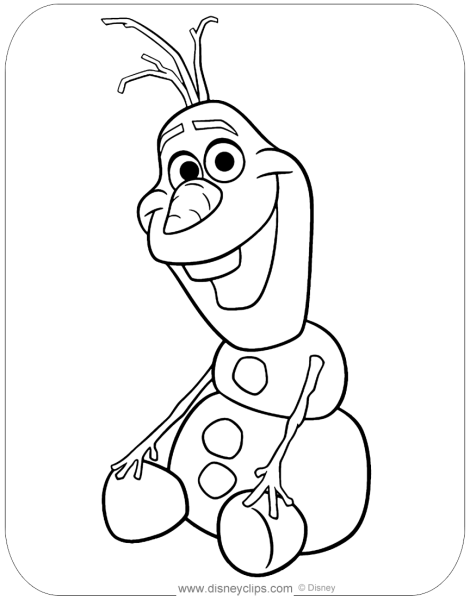 Нарисовать Олафа