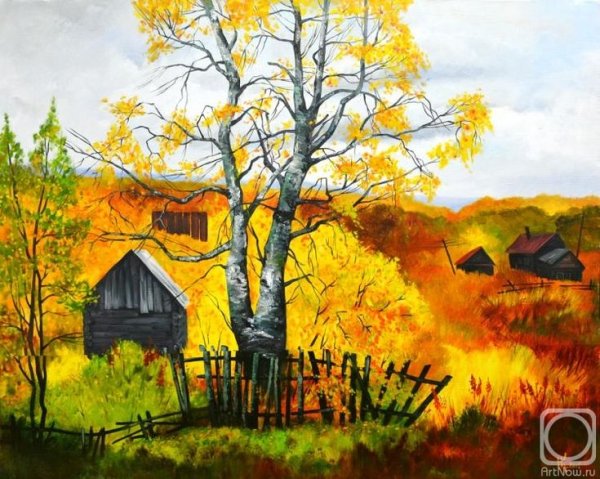 Пейзаж рисунок для детей