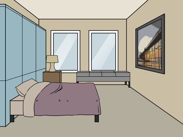 Нарисовать комнату