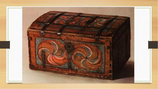 Сундук в русской избе