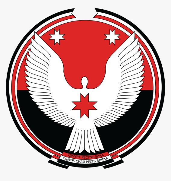 Герб и флаг Удмуртии для детей
