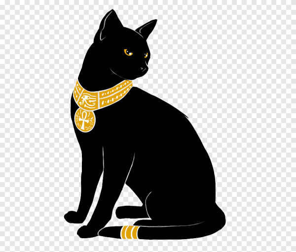Богиня Бастет кошка черная