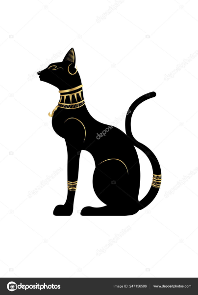 Бастет древний Египет вектор