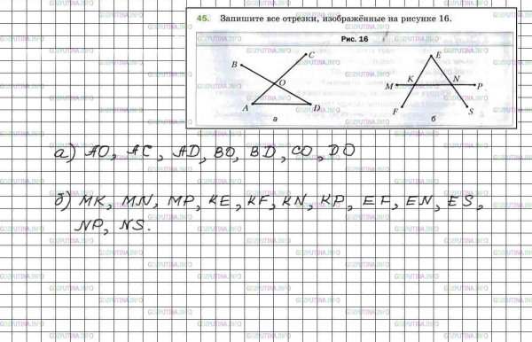 Найдите площади фигур изображенных на рисунке 42
