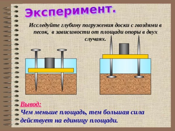 Давление физика 7 класс