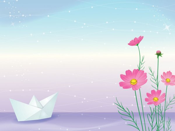 Фон весенний детский