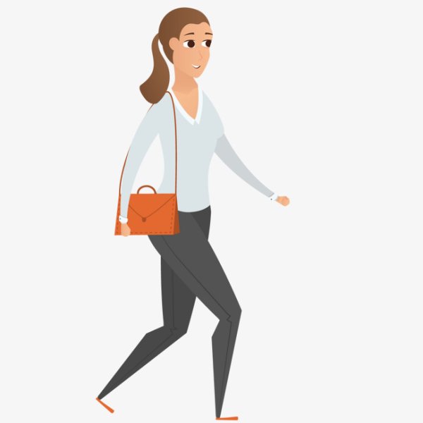 Идущий человек рисунок