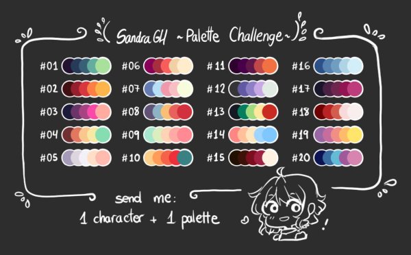 Палитры для персонажей