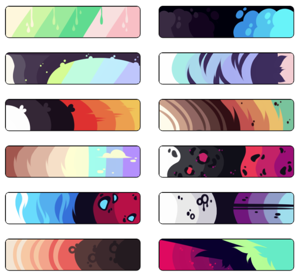 Адопты персонажей Палитры