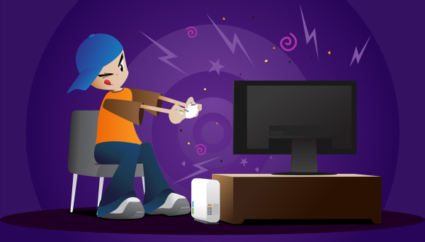 Увлечение компьютерными играми