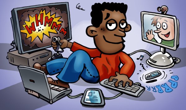 Компьютерные игры рисунок