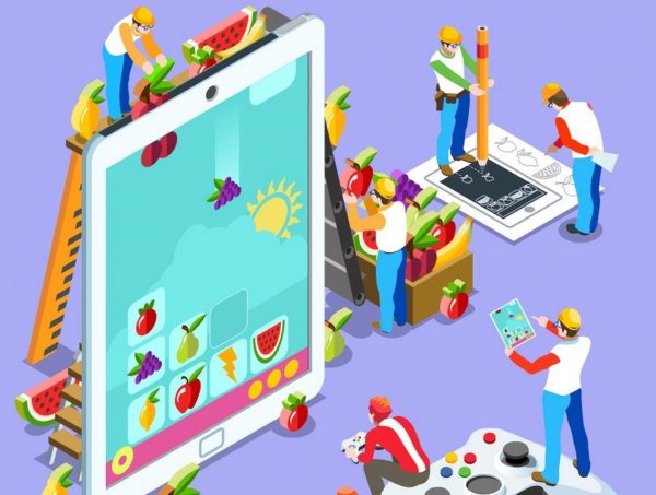 Разработчик игр иллюстрация