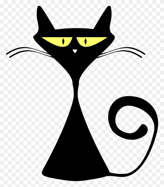 Силуэт кошки