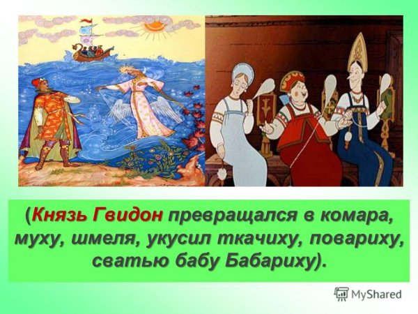 Сказка о царе Салтане герои сказки