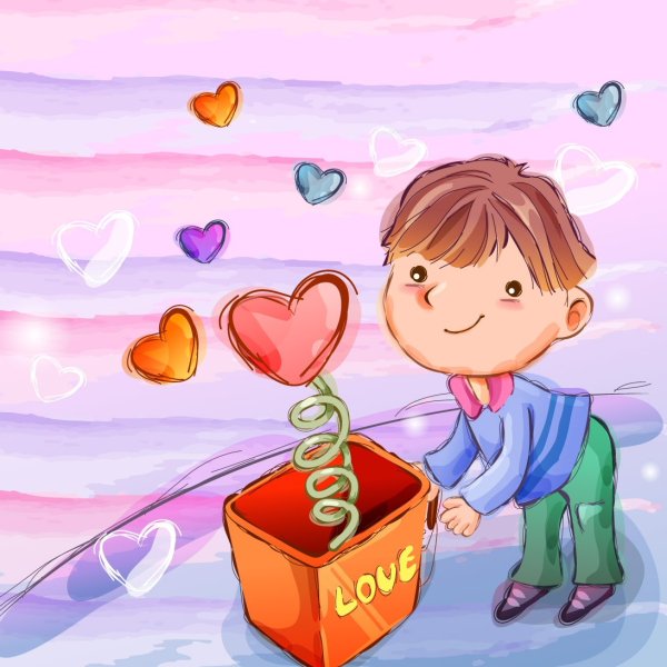 Ребенок с подарком иллюстрация