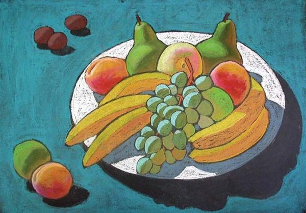 Фрукты для рисования натюрморта
