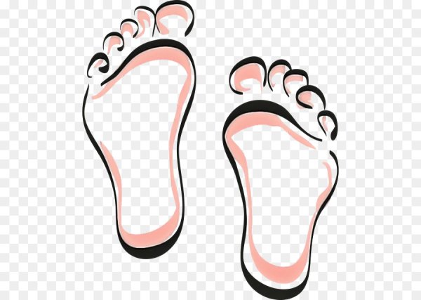 Стопа на прозрачном фоне