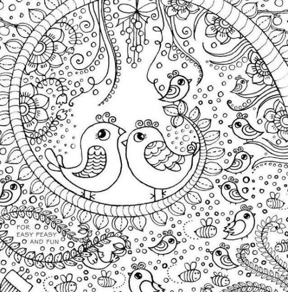 Раскраска антистресс