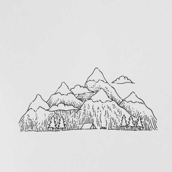 Графичные горы